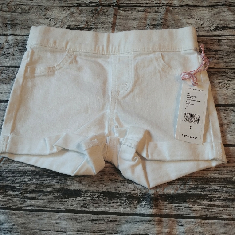 Vineyard Vines girls shorts sz 6